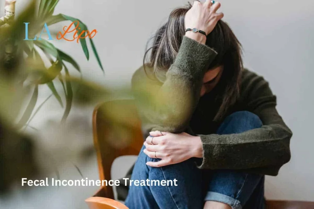 woman worried about fecal incontinence diet Holland Park
