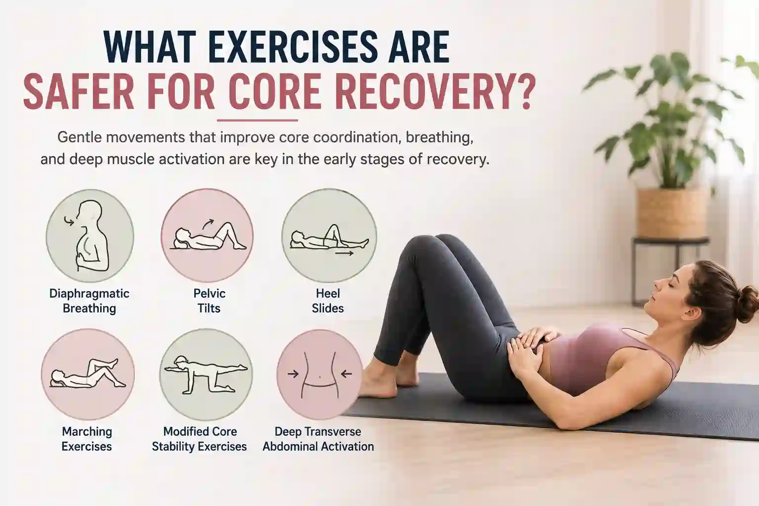 Which exercises may help diastasis recti Holland Park?